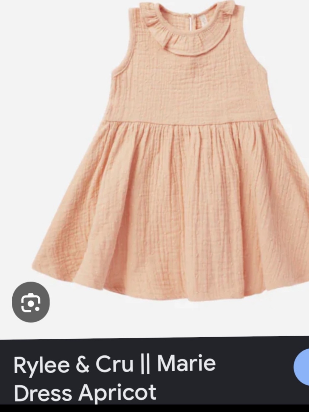 Rylee + Cru Marie dress and matching bloomers NWT